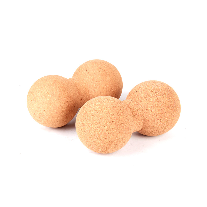 Integrierter Yogaball aus Kork Integrierter Yogaball aus Kork